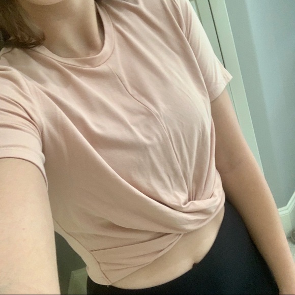 H&M Light Pink Cropped T-Shirt - Picture 5 of 5